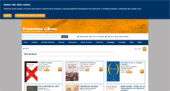 Desktop Screenshot of librosprometeo.com